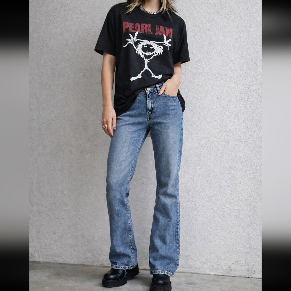 Vintage Gap Bootcut Mid Rise Stretch Blue Jeans size 16
